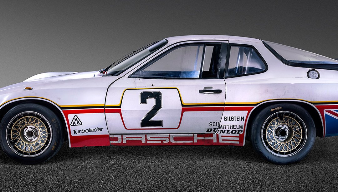 In 1980 Porsche entered Le Mans with three examples of the new race car which were piloted by teams from Germany, USA and Great Britain. Titled the 924 GTP, each car raced under their national colours in the highly competitive 'Prototype' class. 924 GTP 002 remains the only Porsche factory owned race car ever to compete under a British flag. Having been used for further testing the car was officially retired in 1982.